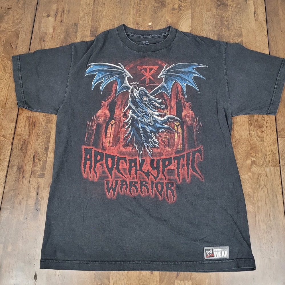 WWE Apocalyptic Warrior (Undertaker) Men's Graphic T Shirt Size Large 2014